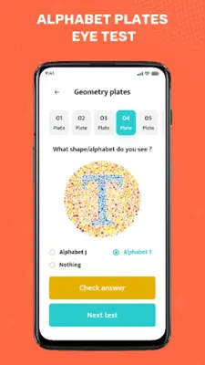 Color Blindness Test Ishihara android App screenshot 2